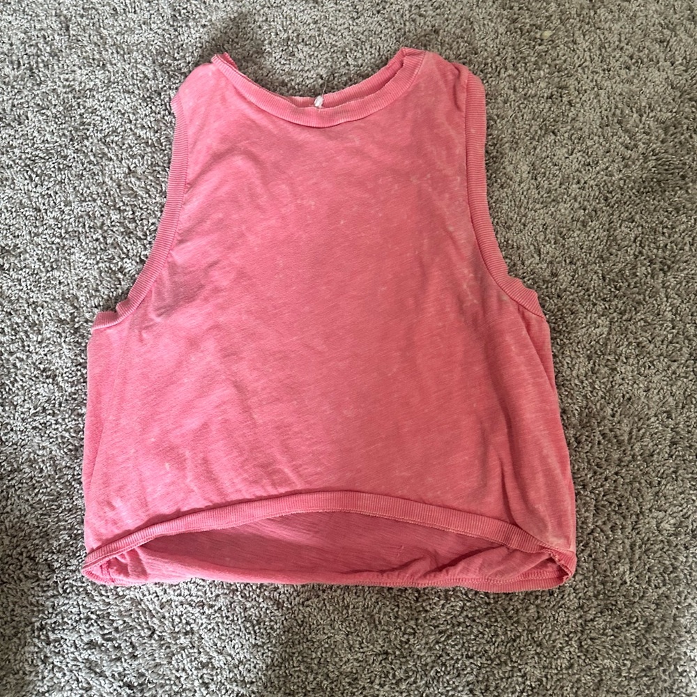 Women's Pink Sleeveless Top
